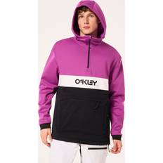 Oakley Tops Oakley Men's Tnp Nose Grab Softshell Hoodie Black,Purple