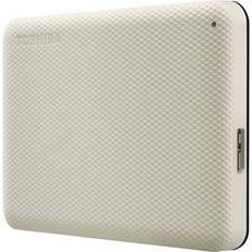 Toshiba Toshiba CANVIO Advance Plus Portable External Hard Drive 2TB USB 3.0 White Includes both USB-A and USB-C Cables
