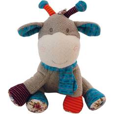 Bieco Kinder plüschfigur giraffe lollo mit blauem schal 04-000341 stofftier Blau