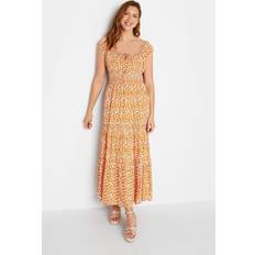 Clothing LTS Tall Printed Maxi Dress Yellow