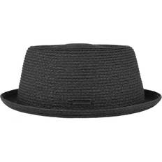 Stetson Pork Pie Black Toyo Hat - Sort