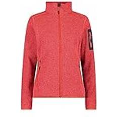 Blumen - Damen Oberbekleidung CMP Damen Damenjacke aus Knit-Tech-3h14746 Fleecejacke, Mohnblumen-Rot-Fluo-Anthrazit