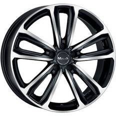 15" - 5/100 Bilfälgar Mak Magma Black Machined Face 6x15 5/98 ET38 B58