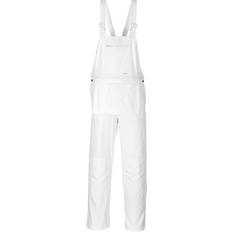 Work Clothes Portwest Bolton Painters Bib White