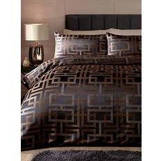 Textiles Soiree Bardon Duvet Cover Black