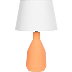 Keramik - Orange Bordslampor Beliani Ceramic Base Table Lamp