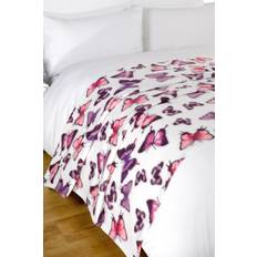 Textiles Dreamscene Cute Animal Soft Fleece Blankets White