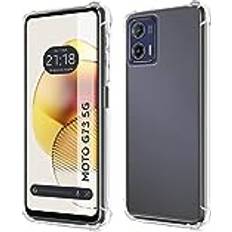 TuMundoSmartphone Tumundosmartphone Transparent silikonfodral för Motorola Moto G73 5G