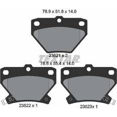 Friktionsbremser Textar Bremsbeläge hinten Toyota Celica Corolla +D-4D 16V