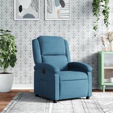 Blå - Recliner lænestole vidaXL Velour Blå Lænestol