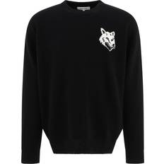 Intarsia Stickad Ulltröja - Black