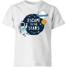 Stars Children's Clothing By IWOOT Escape To The Stars Kids' T-Shirt White 11-12 Years White