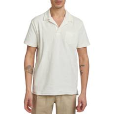 Homme - Polo Chemises Oas Solid White Terry Polo - White