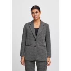 Poliestere Blazer Ichi Blazer da donna Kate Structure - Noir