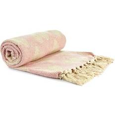 New Edge Blinds Love Cotton Throw Blankets Pink