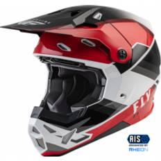 Motorcycle Helmets Fly Racing Formula CP Rush Motocross Helmet, black-white-red, XS, black-white-red