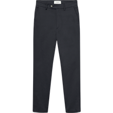 Les Deux Blå Bukser & Shorts Les Deux Como Cotton Suit Pants Mørk navy 32_32