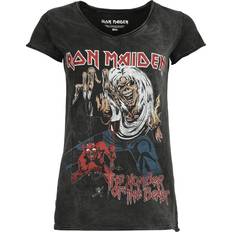 Iron Maiden T-shirt The number of the beast för Dam svart