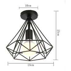 STOEX Vintage Diamond 25CM Retro Ceiling Flush Light