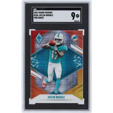 Sports Fan Apparel Panini America Jaylen Waddle Miami Dolphins 2021 Phoenix Fire Burst #106 Sgc Authenticated Rookie Card Multi Multi