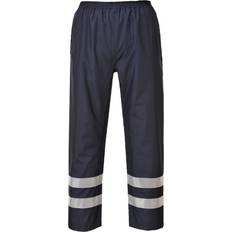 Work Clothes Portwest Iona Mens Lite Rain Trousers Navy