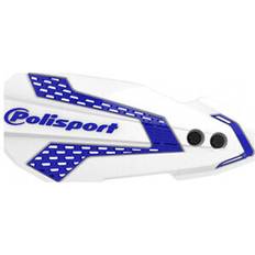 Motorradhandschützer Polisport Handprotektor mx flow weiß/bl95 hand guard white/bl95 yamaha yz wr monster energ Weiß