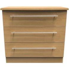 Yellow Chest of Drawers Sherwood Ready Assembled 3 Chest of Drawer