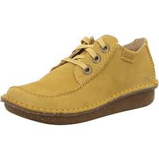 Clarks Trainers Clarks Damen Oxford Funny Dream, Yellow Suede