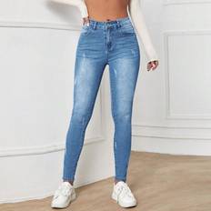 Shein Women Trousers & Shorts Shein High-waist Skinny Jeans