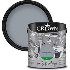 Crown Blue Paint Crown Crown & Silk Emulsion Wall Paint, Ceiling Paint Blue 2.5L