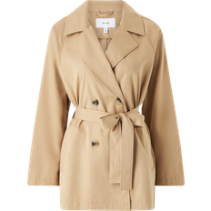 Vila Dam Kappor & Rockar Vila Trenchcoat viJancine L/S Trenchcoat Beige