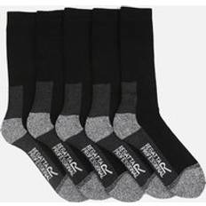 Regatta Men Underwear Regatta Mens Boot Socks Pack of 5 Black