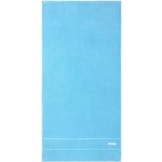Textiles BOSS River Plain Egyptian Bath Towel Blue