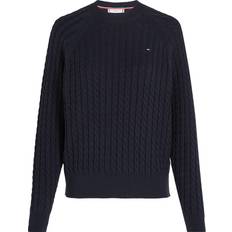 Tommy Hilfiger Cable Knit Relaxed Fit Jumper DESERT SKY