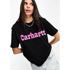 Carhartt Donna Magliette Carhartt WIP – Svart t-shirt med text bubblig stil-Svart/a