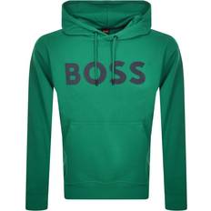 HUGO BOSS Green Jumpers HUGO BOSS Basic Hoodie Green