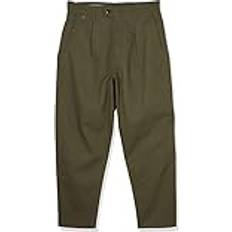 G-Star Unisex Hosen G-Star G-STAR Herren Unisex Pleated Chino Relaxed, Grün shadow olive D20147-D190-B230 30L