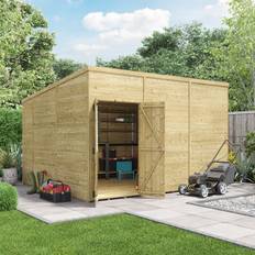 BillyOh Sheds on sale BillyOh 12x10 Windowless, 15mm Groove Pent (Building Area )