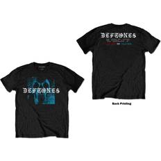 ROCK OFF Deftones Unisex T-Shirt: Static Skull Back Print X-Large Deftones Clothing