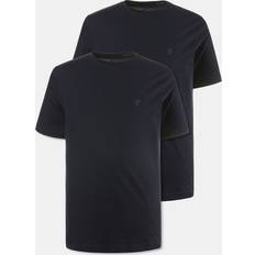 Tops JP1880 JP 1880 Herren große Größen Übergrößen Menswear L-8XL T-Shirts, Basic, 2er-Pack, Rundhals, bis 8XL dunkel Marine 702637750-XXL