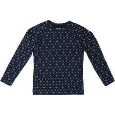 Merino Oasis L/S Crewe First Snow JR Blue Størrelse 8