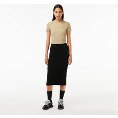 Lacoste Skirts Lacoste Ribbed, Seamless Knit Pencil Skirt Black