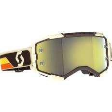 Krom Motorcykelglasögon Scott Fury Goggles Yellow Chrome Works/CAT2