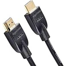 Amazon Basics HDMI-kabel med hög hastighet, en 18 Gbit/s, 4K/60 Hz, 7,6