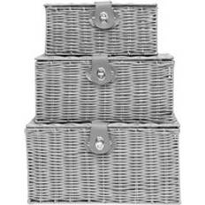 Benross Anika Set of 3 Wicker Storage Box 3pcs