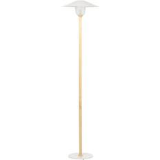 Trä Golvlampor Beliani Modern Base Cone Floor Lamp