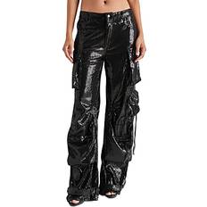 Steve Madden Duo Sequin Cargo Pants