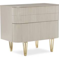 Gold Bedside Tables Caracole True Love French Pearl Bedside Table