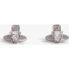 Ariella gold tone-brass and crystal stud earrings
