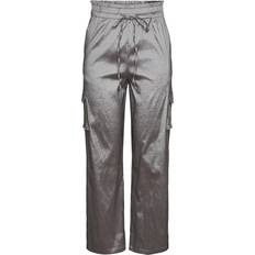 Cargobukser - Dame - Grå Pieces Pcollis Cargo Trousers